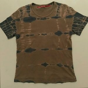 Miss Sixty Tie Dye Brown and Blue T-Shirt